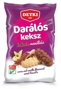 Mix of vanilla and cocoa biscuits